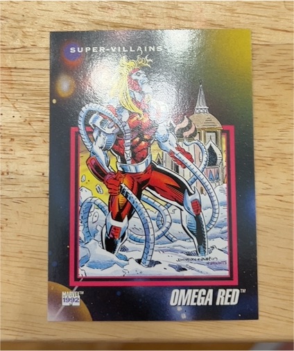 1992 Impel Marvel Universe Series 3 #124 Omega Red — front