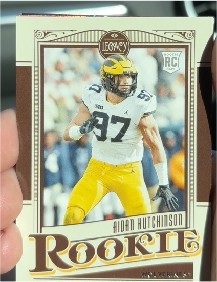 2022 Panini Chronicles Draft Picks Legacy Rookies #16 Aidan Hutchinson — front