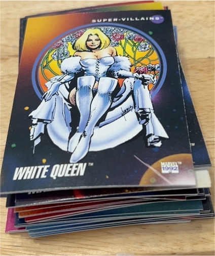 1992 Impel Marvel Universe Series 3 #123 White Queen — front