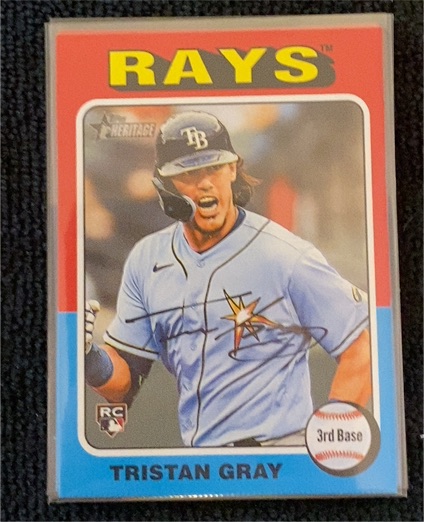 2024 Topps Heritage High Number #607 Tristan Gray — front