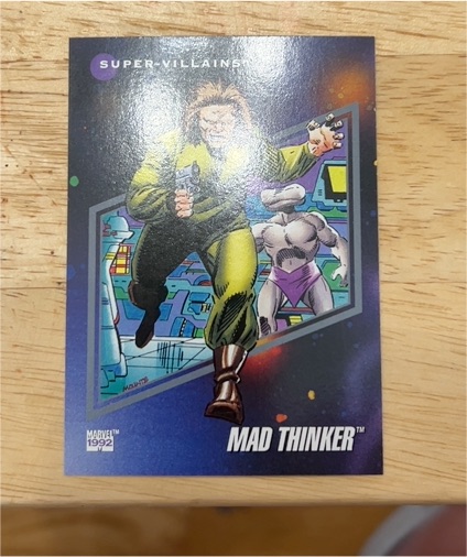 1992 Impel Marvel Universe Series 3 #119 Mad Thinker — front