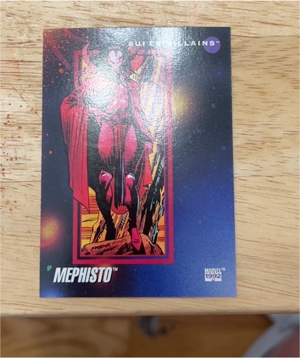 1992 Impel Marvel Universe Series 3 #118 Mephisto — front