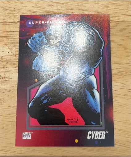 1992 Impel Marvel Universe Series 3 #117 Cyber — front