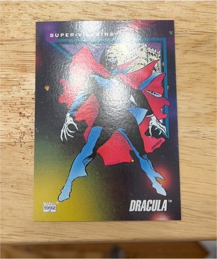 1992 Impel Marvel Universe #115 Dracula — front