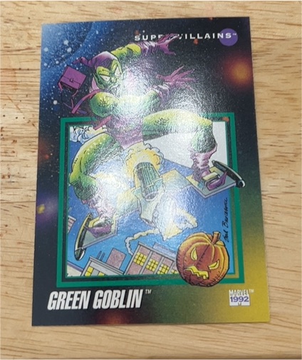 1992 Impel Marvel Universe Series 3 #114 Green Goblin — front