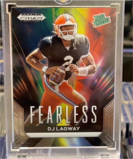 2024 Panini Prizm Draft Picks #F-DLY DJ Lagway Fearless — front