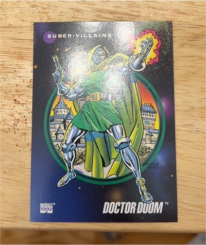 1992 Impel Marvel Universe Series 3 #111 Doctor Doom — front