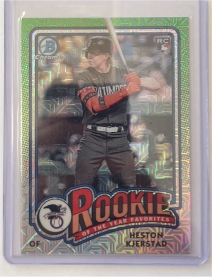 2024 Bowman Chrome #ROY-14 Heston Kjerstad Rookie of the Year Favorites — front