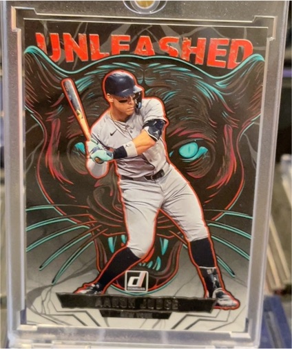 2025 Panini Donruss #3 Aaron Judge Unleashed — front