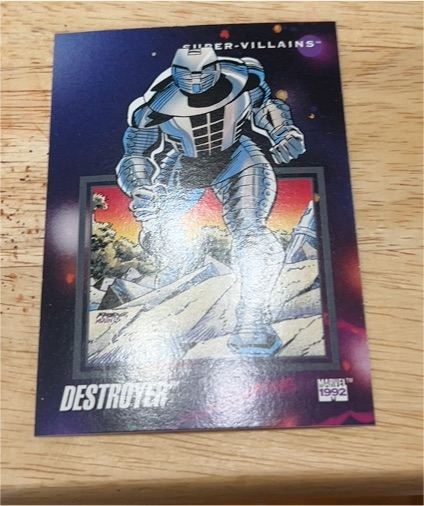 1992 Impel Marvel Universe Series 3 #105 Destroyer — front
