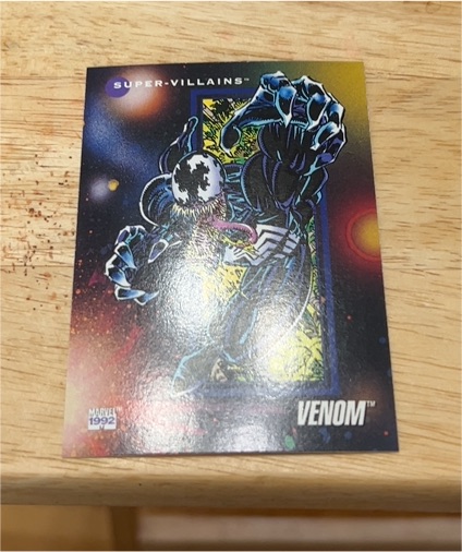 1992 Impel Marvel Universe Series 3 Super-Villains #108 Venom — front