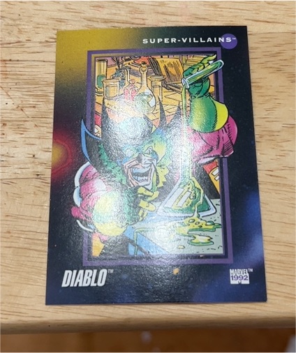 1992 Impel Marvel Universe Series 3 #109 Diablo — front