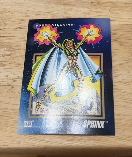 1992 Impel Marvel Universe #104 Sphinx — front