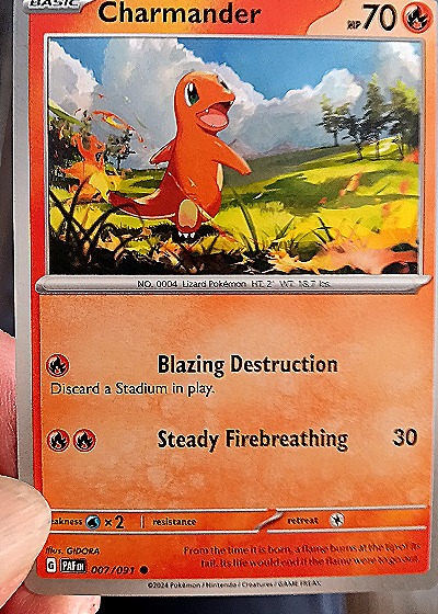 2024 Pokémon Scarlet & Violet 151 #004 Charmander — front