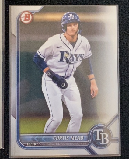 2022 Bowman Draft #BD-38 Curtis Mead — front