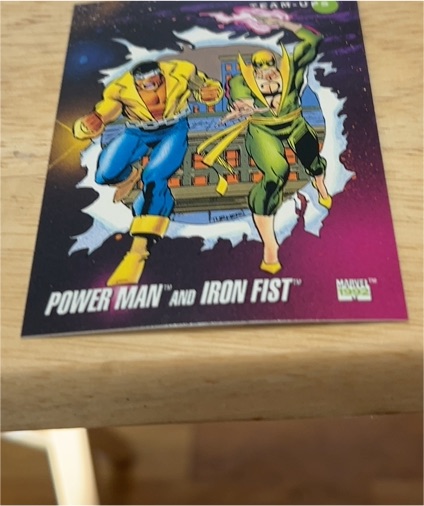 1992 Impel Marvel Universe #96 Power Man and Iron Fist — front