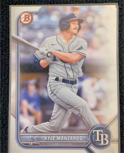2022 Bowman Draft #BD-105 Kyle Manzardo — front