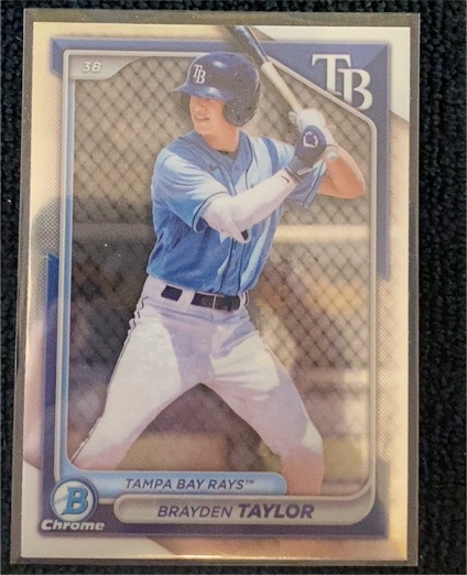 2024 Bowman Draft Chrome #BDC-182 Brayden Taylor — front