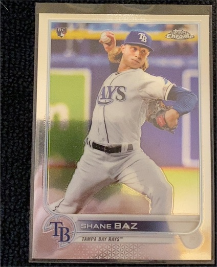 2022 Topps Chrome #201 Shane Baz — front