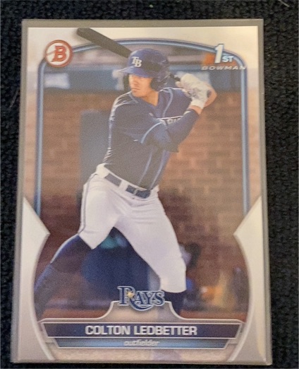 2023 Bowman Draft Chrome #BDC-34 Colton Ledbetter — front