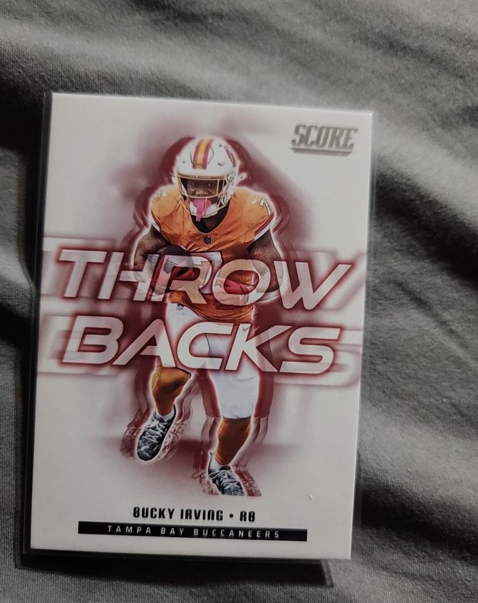 2025 Panini Score Throwbacks #23 Bucky Irving — front
