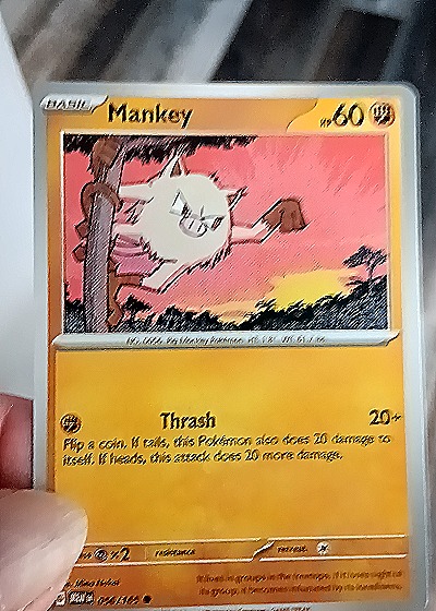2023 Pokémon Scarlet & Violet 151 #056 Mankey — front