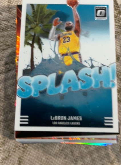 2024-25 Panini Donruss Optic #5 LeBron James Splash! — front