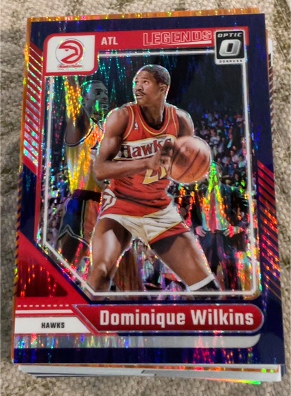 2024-25 Panini Donruss Optic #238 Dominique Wilkins — front