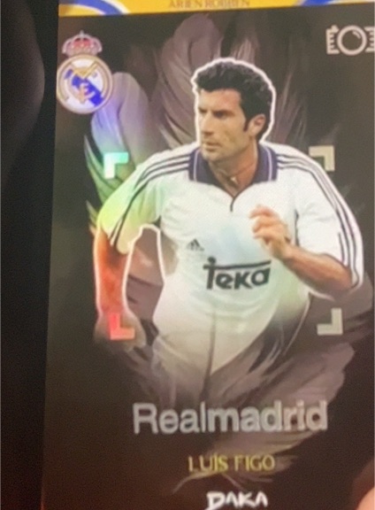 2000 Daka Real Madrid #1 Luis Figo — front