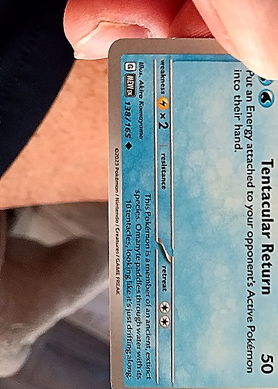 2023 Pokemon 138/165 Manaphy — front