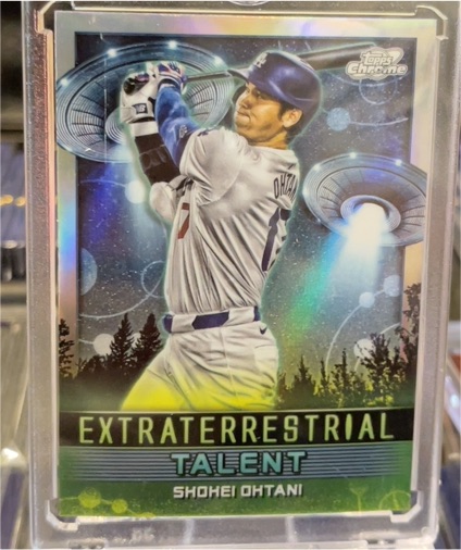 2024 Topps Chrome Cosmic #ET-17 Shohei Ohtani Extraterrestrial Talent — front