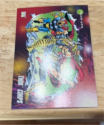 1992 Impel Marvel Universe #87 Thor Corps — front
