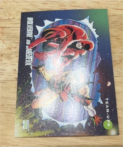 1992 Impel Marvel Universe Series 3 #84 Wolverine and Daredevil — front