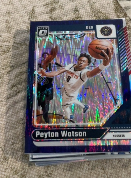 2024-25 Panini Donruss Optic #216 Peyton Watson — front