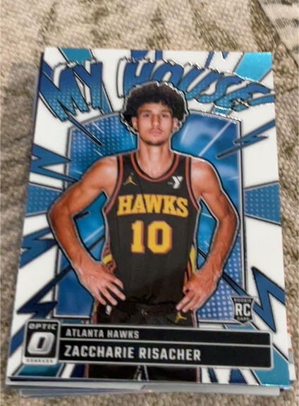 2024-25 Panini Donruss Optic #13 Zaccharie Risacher My House — front