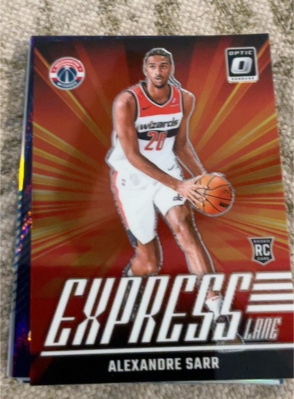 2024-25 Panini Donruss Optic Express Lane #11 Alexandre Sarr — front