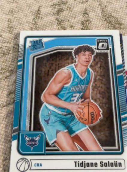 2024-25 Donruss Optic #286 Tidjane Salaün — front