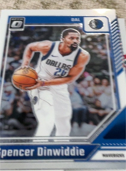 2024-25 Donruss Optic #54 Spencer Dinwiddie — front