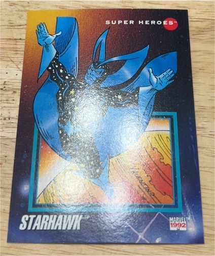 1992 Impel Marvel Universe #69 Starhawk — front