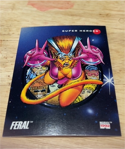 1992 Impel Marvel Universe Series 3 #67 Feral — front
