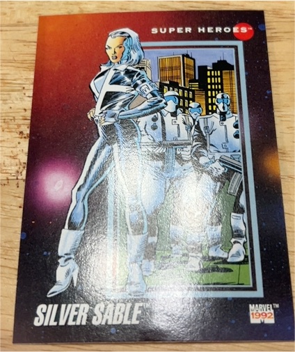 1992 Impel Marvel Universe Series 3 #65 Silver Sable — front