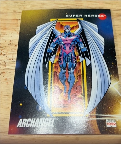 1992 Impel Marvel Universe #63 Archangel — front