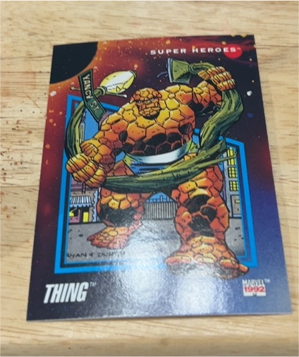 1992 Impel Marvel Universe Series 3 #56 Thing — front