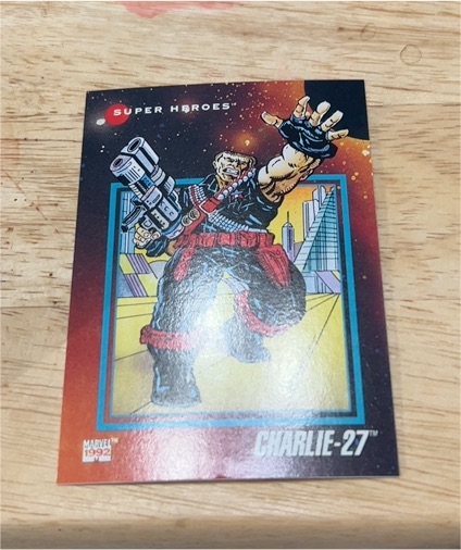 1992 Impel Marvel Universe Series 3 #55 Charlie-27 — front