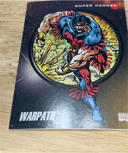 1992 Impel Marvel Universe Series 3 #52 Warpath — front
