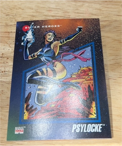 1992 Impel Marvel Universe Series 3 #51 Psylocke — front