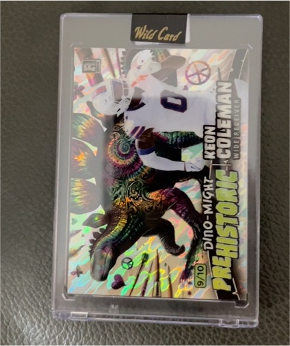 2024 Wild Card Prehistoric Dino-Might #PHRAP2-KC Keon Coleman — front