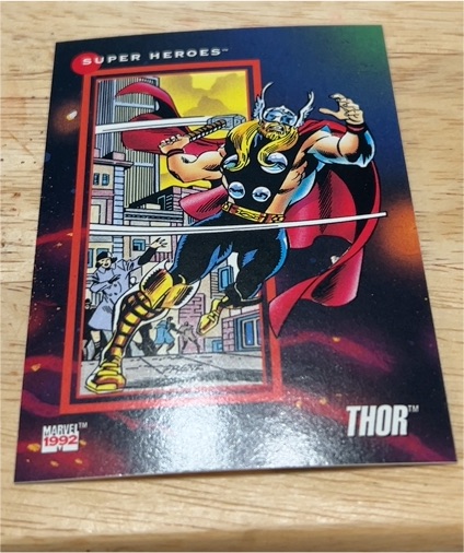 1992 Impel Marvel Universe #48 Thor — front