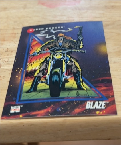 1992 Impel Marvel Universe Series 3 #44 Blaze — front