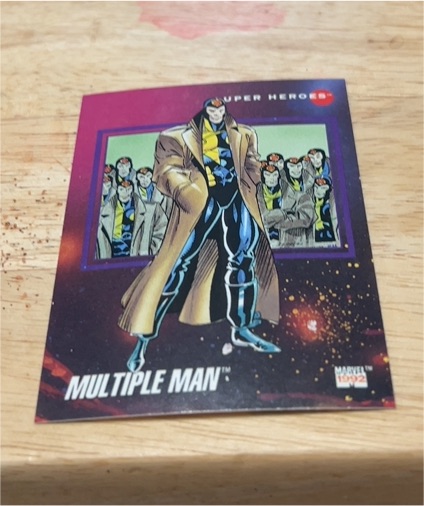 1992 Impel Marvel Universe Series 3 #43 Multiple Man — front